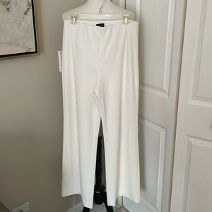 Super Gorgeous White Long White House Black Market Trouser Pants